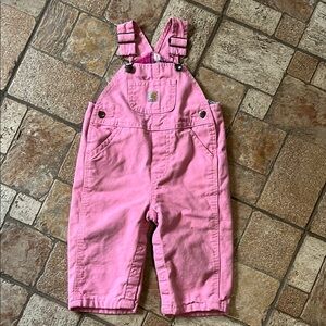 Carhartt Kids Pink Overalls